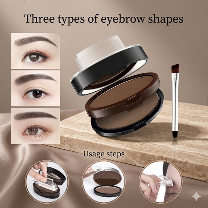 Eyebrow Stamp Double Seal Powder Kit